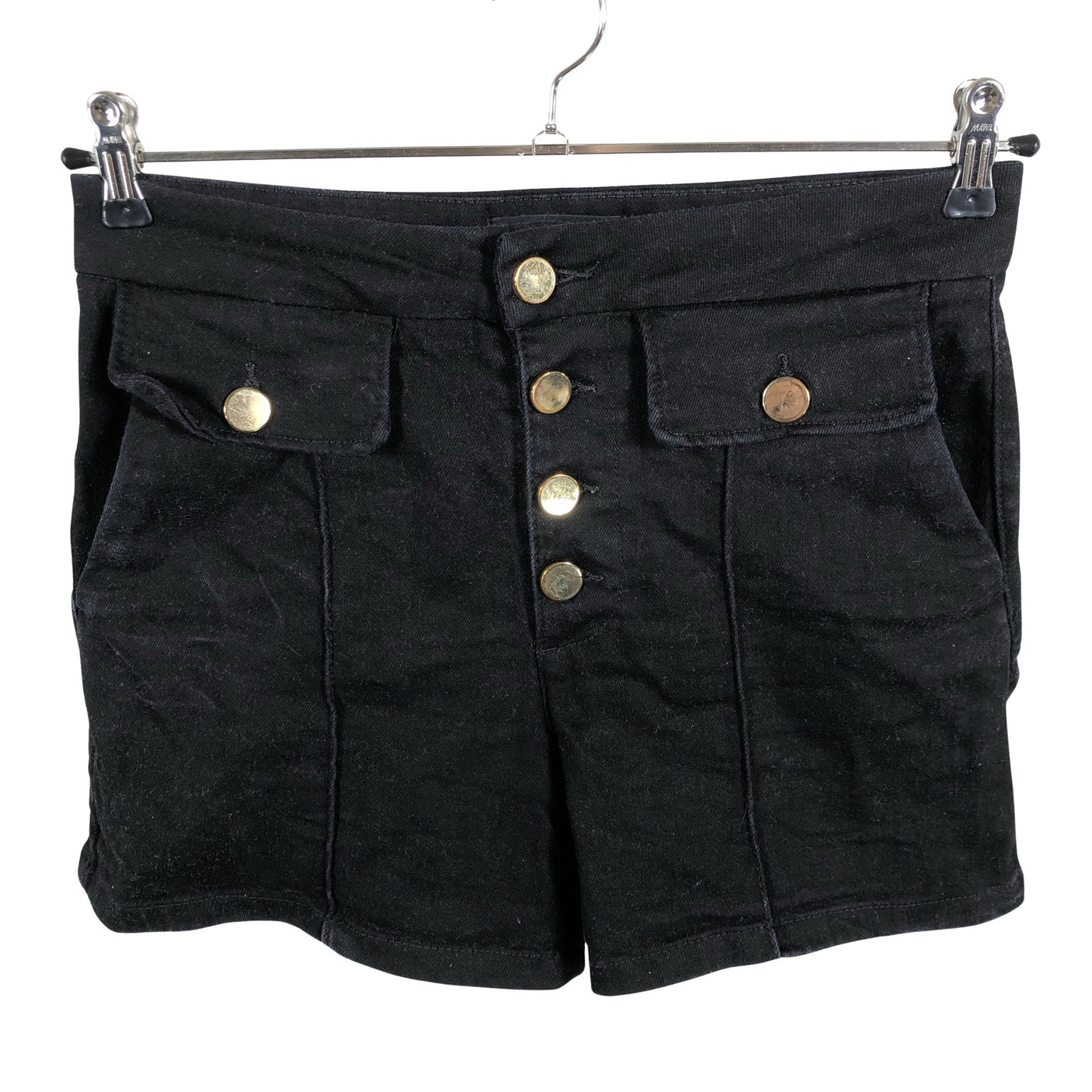 Unisex Next - Teksast lühikesed püksid, suurus 38 - Must (1)