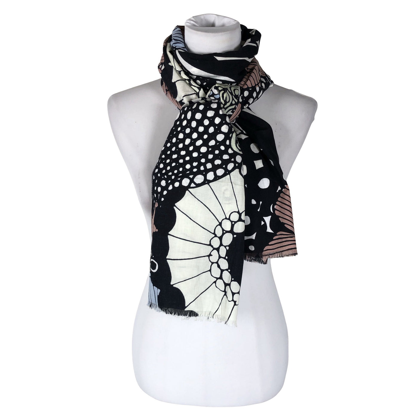 Unisex Marimekko - Õhuke sall, suurus Midi - Heleroosa (1)