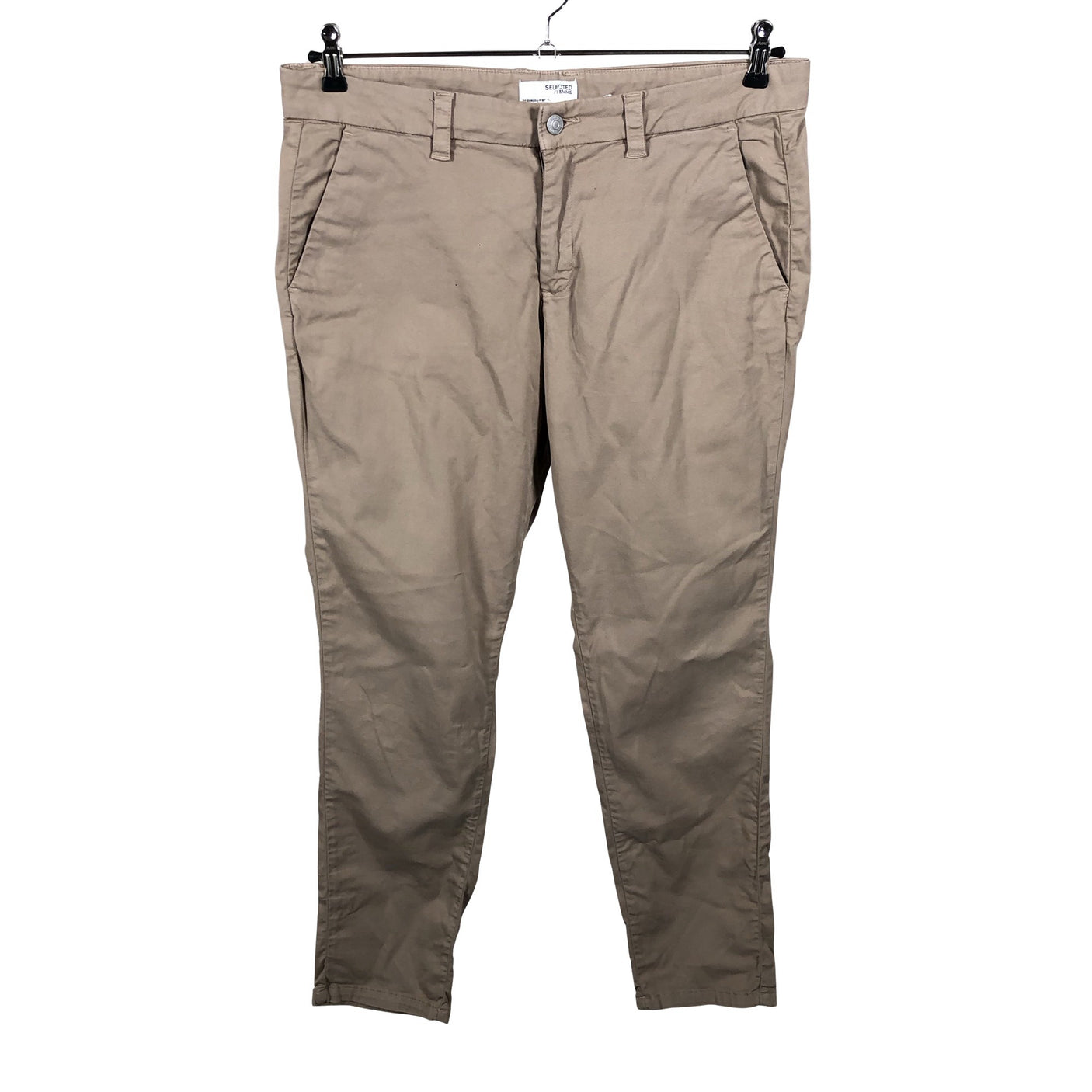 Unisex Selected - Chino-püksid, suurus 42 - Beige (1)