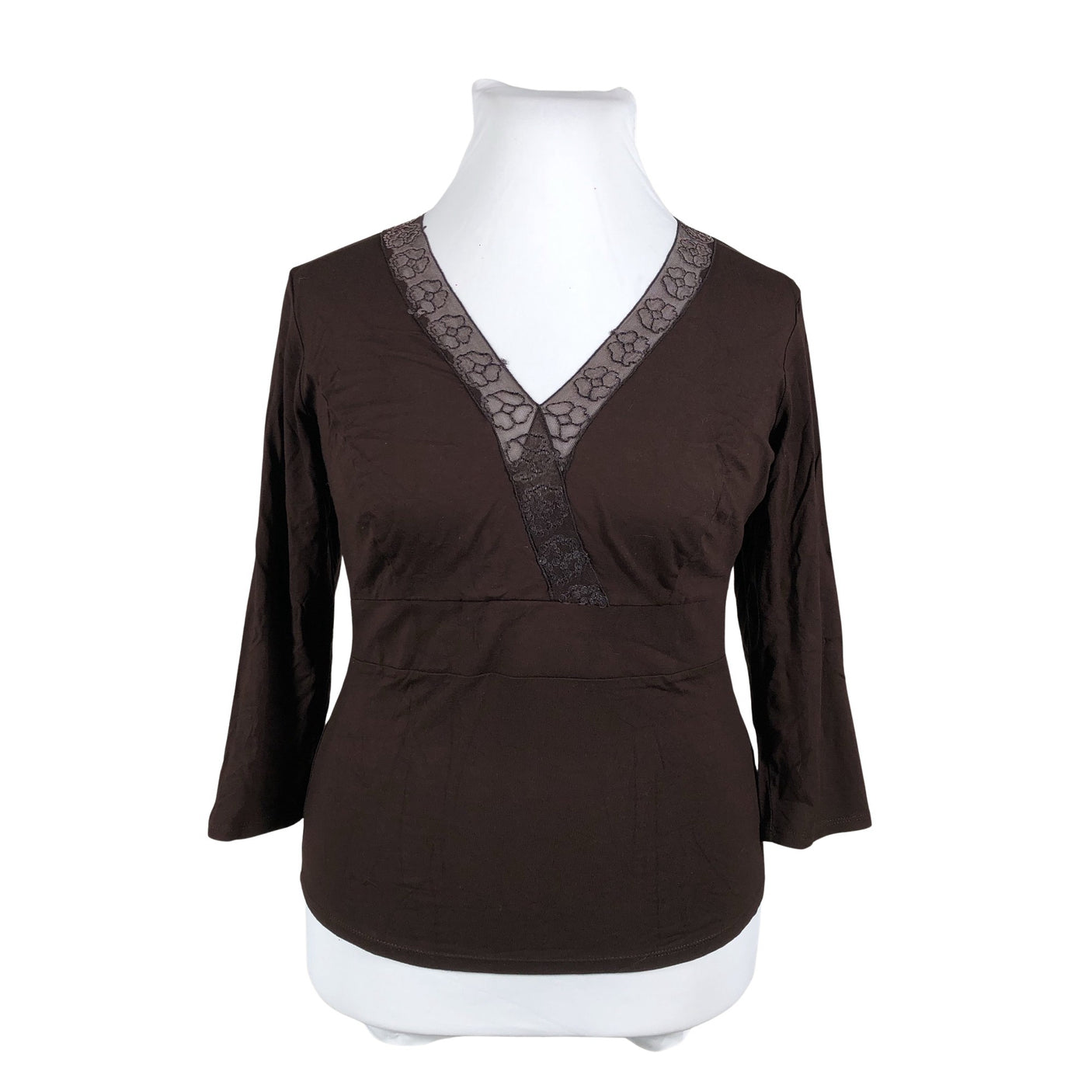 Unisex Bravissimo - Trikotaažist pluus, suurus 42 - Pruun (1)