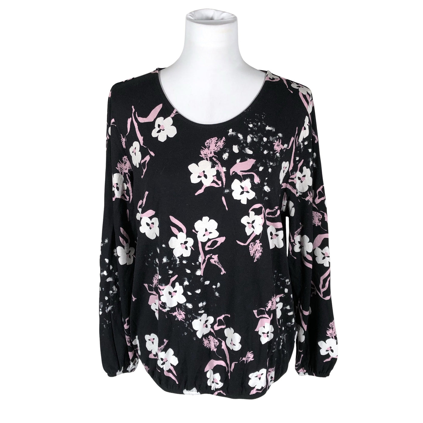 Unisex NOSH - Trikotaažist pluus, suurus 40 - Must (1)