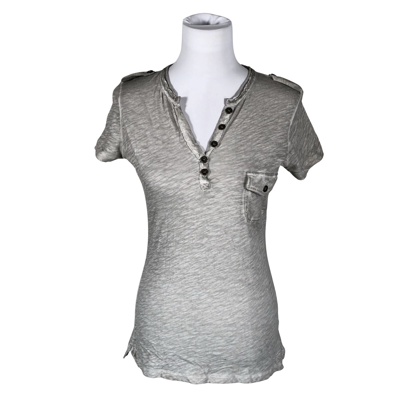 Unisex Nü - T-särk, suurus 36 - Hall (1)