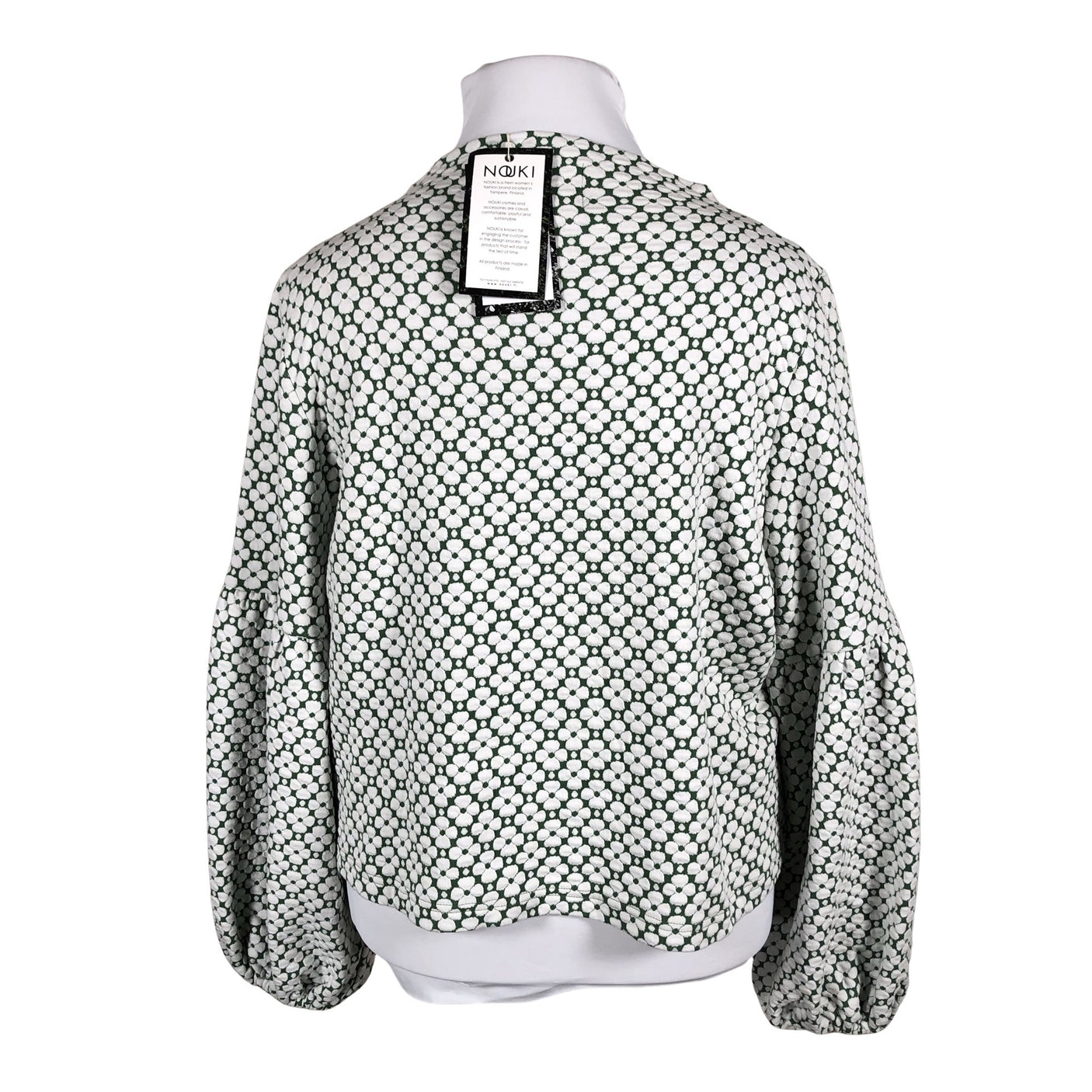 Unisex Nooki - Dressikangast pluus, suurus 42 - Roheline (2)