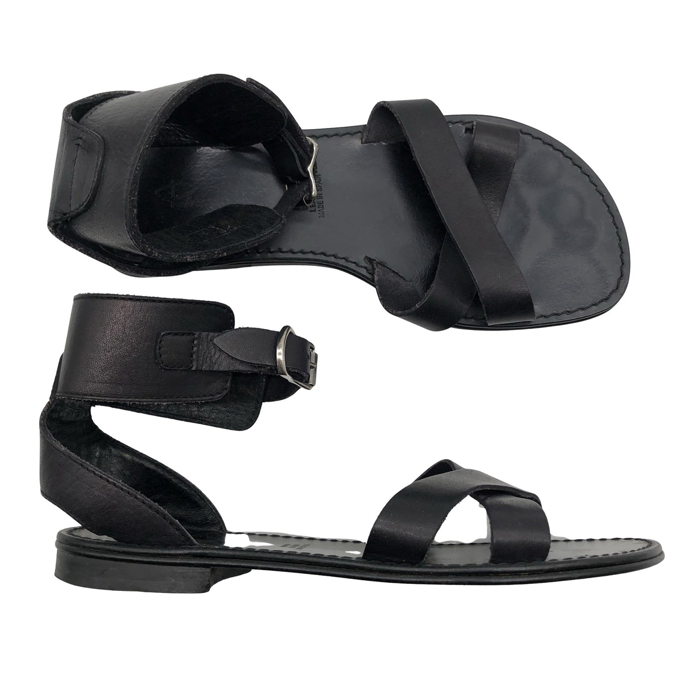 Unisex Rizzo - Rihmikud, suurus 36 - Must (1)