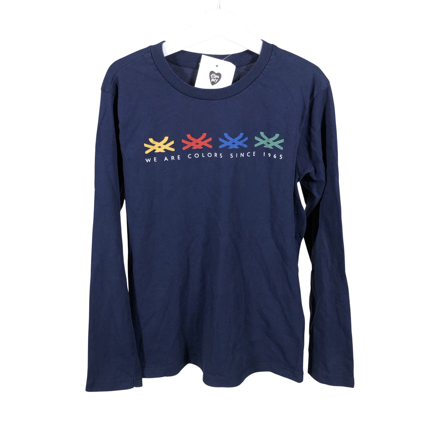 Unisex Benetton - Trikotaažist pluus, suurus 146 - 152 - Sinine (1)