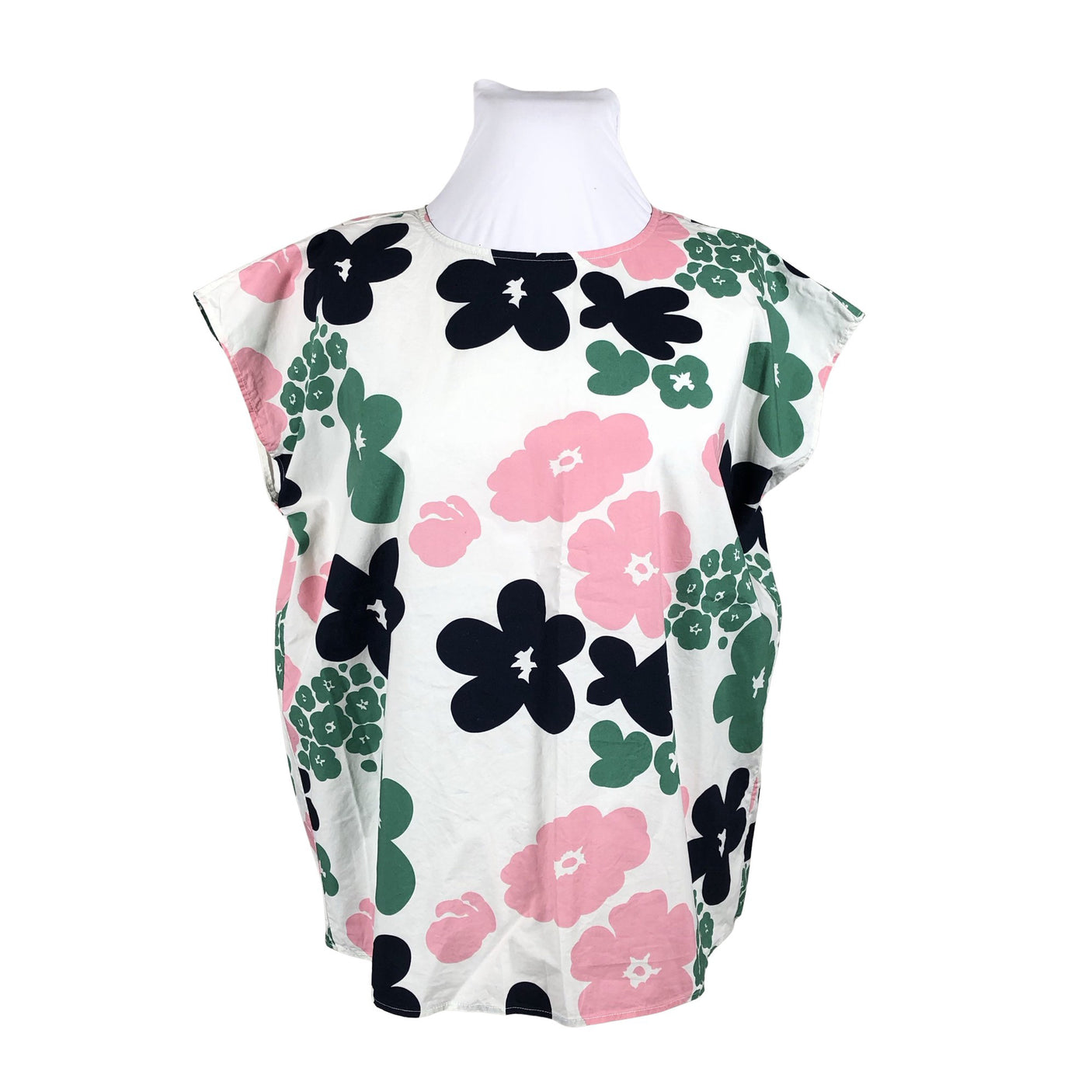 Unisex Marimekko - Lühikeste käistega pluus, suurus 46 - Heleroosa (1)