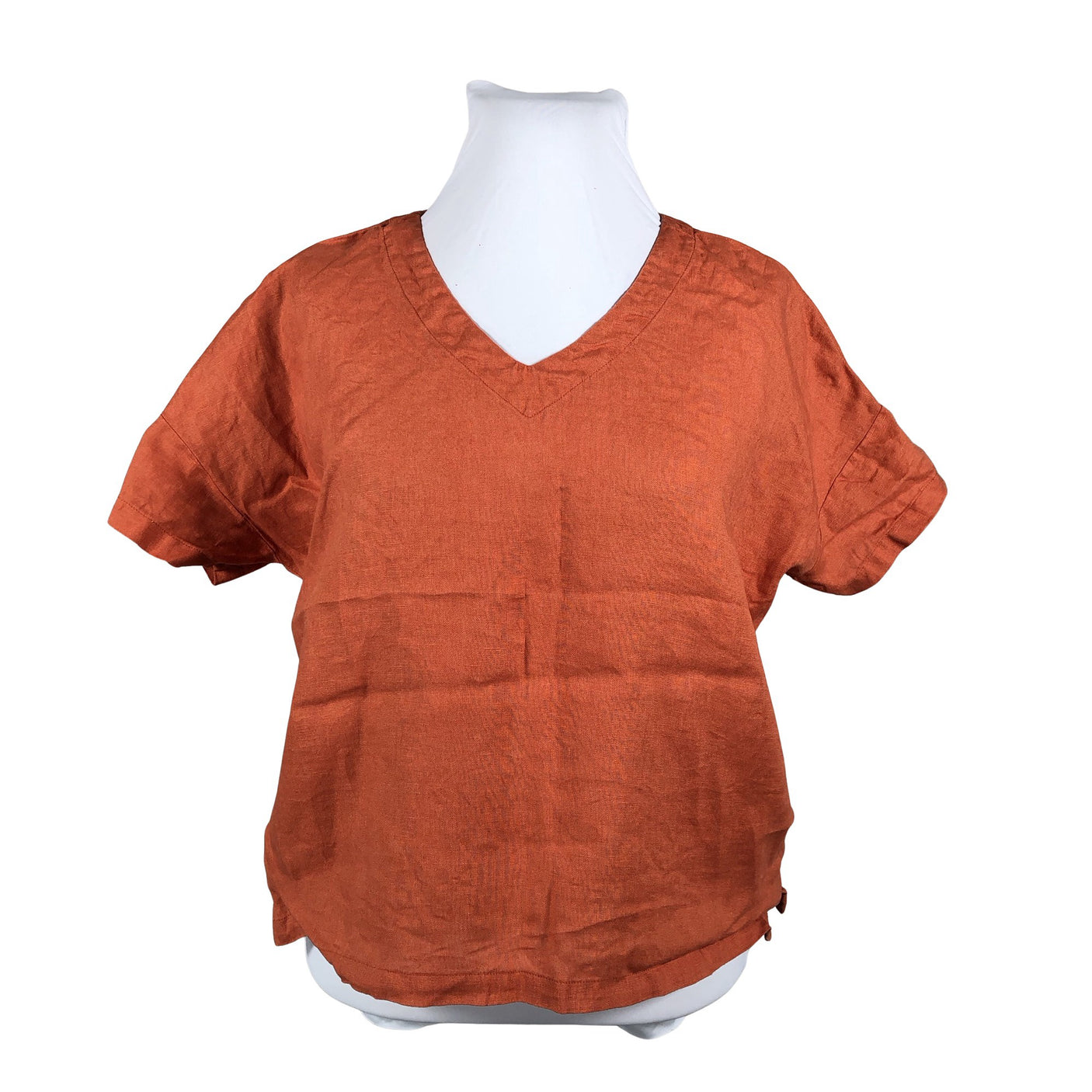 Unisex Nanso - Lühikeste käistega pluus, suurus 44 - Oranž (1)