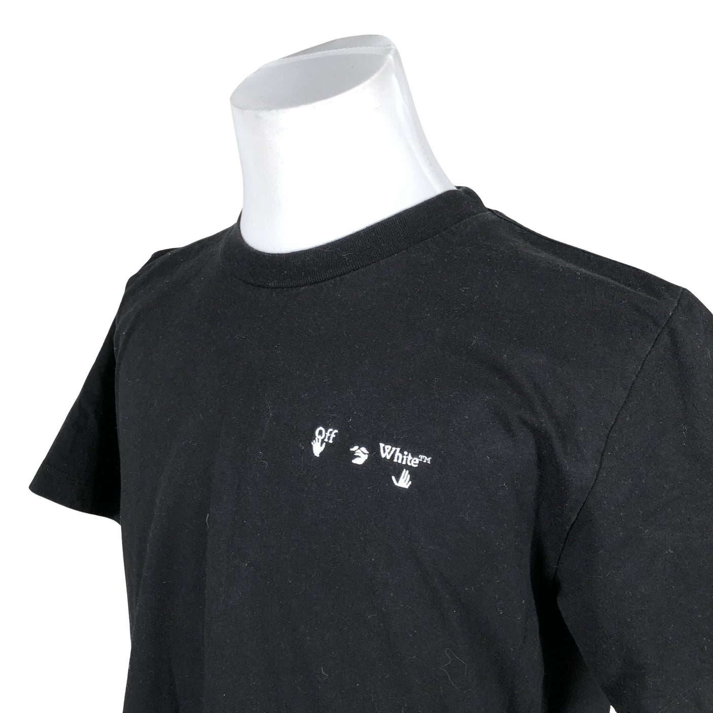 Unisex Off-White - T-särk, suurus L - Must (3)