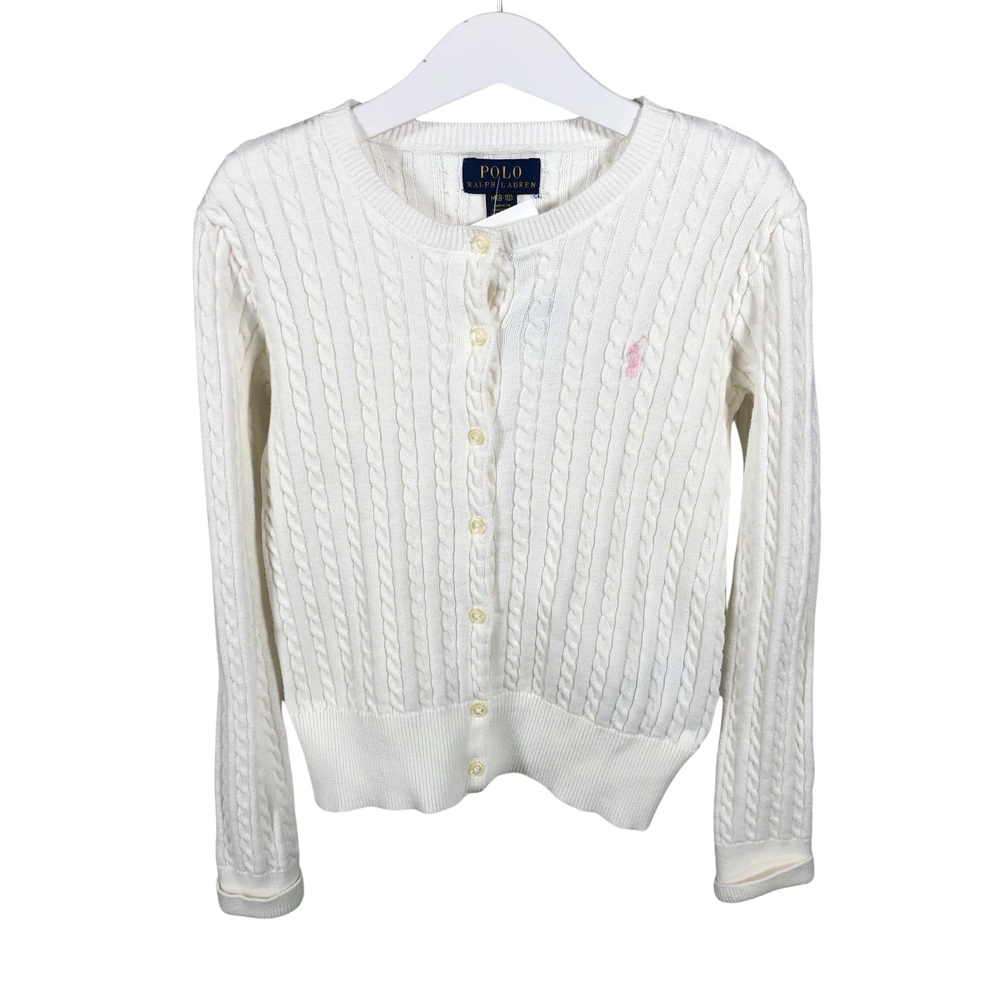 Unisex Polo Ralph Lauren - Kardigan, suurus 128 - 134 - Looduslik valge (1)
