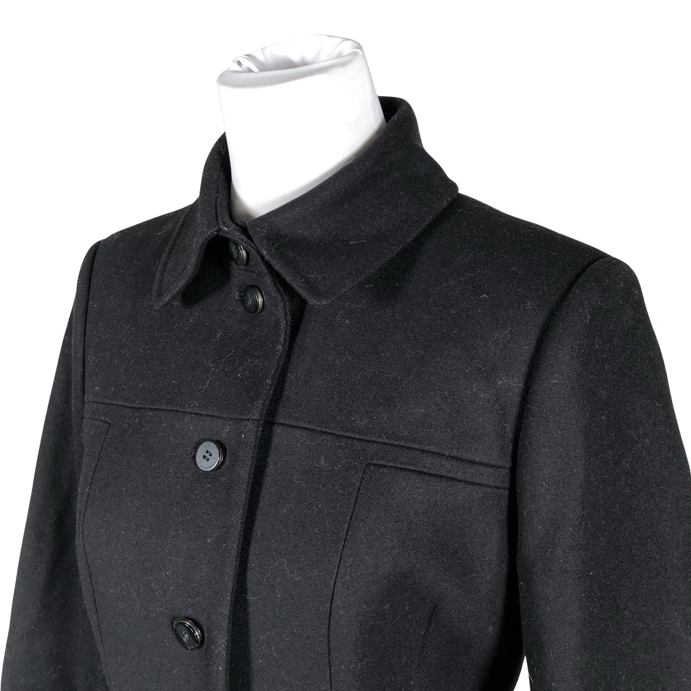 Unisex Hugo Boss - Villane mantel, suurus 40 - Must (3)
