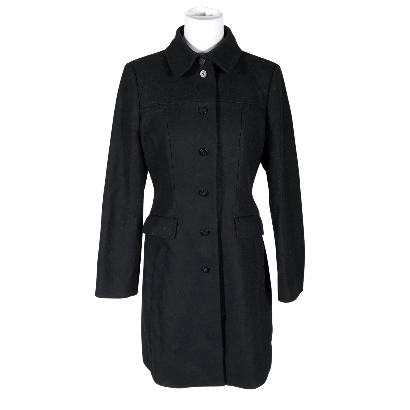 Unisex Hugo Boss - Villane mantel, suurus 40 - Must (1)