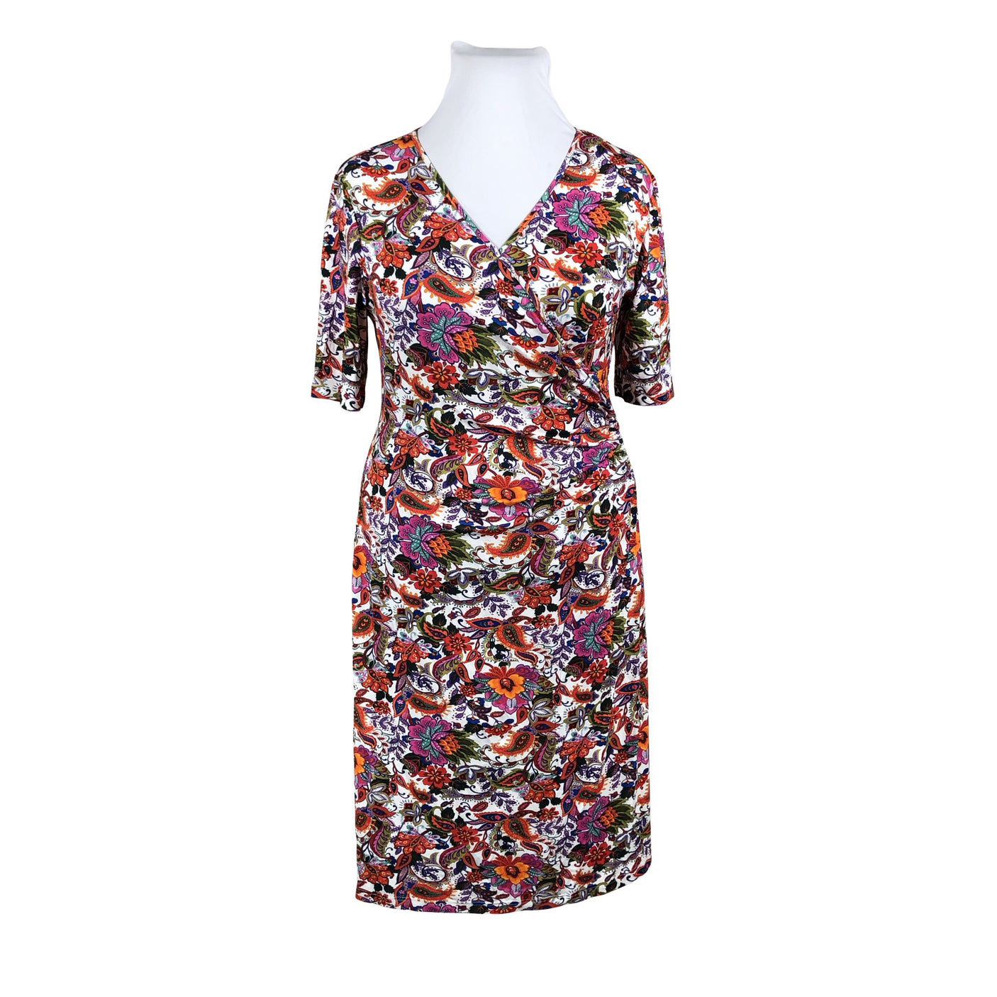 Unisex Andiata - Trikotaažist kleit, suurus 44 - Valge (1)