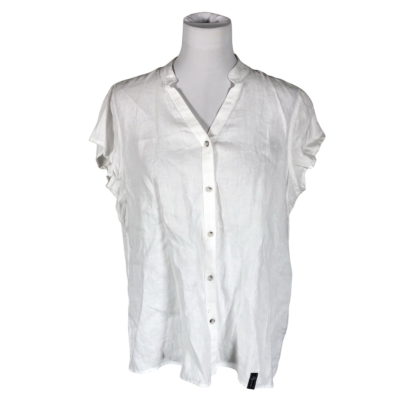 Unisex Pelle P - Lühikeste käistega pluus, suurus 40 - Valge (1)