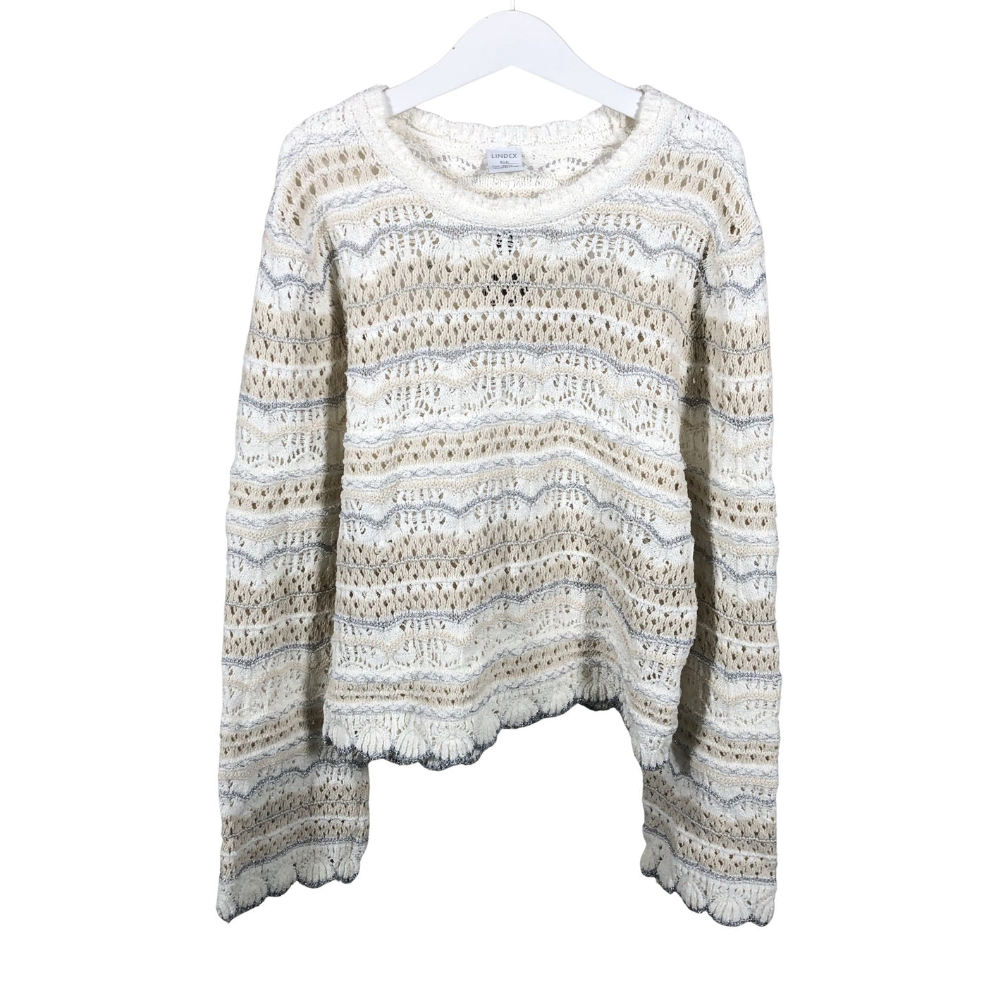 Unisex Lindex - Kampsun, suurus 152 - 158 - Valge (1)