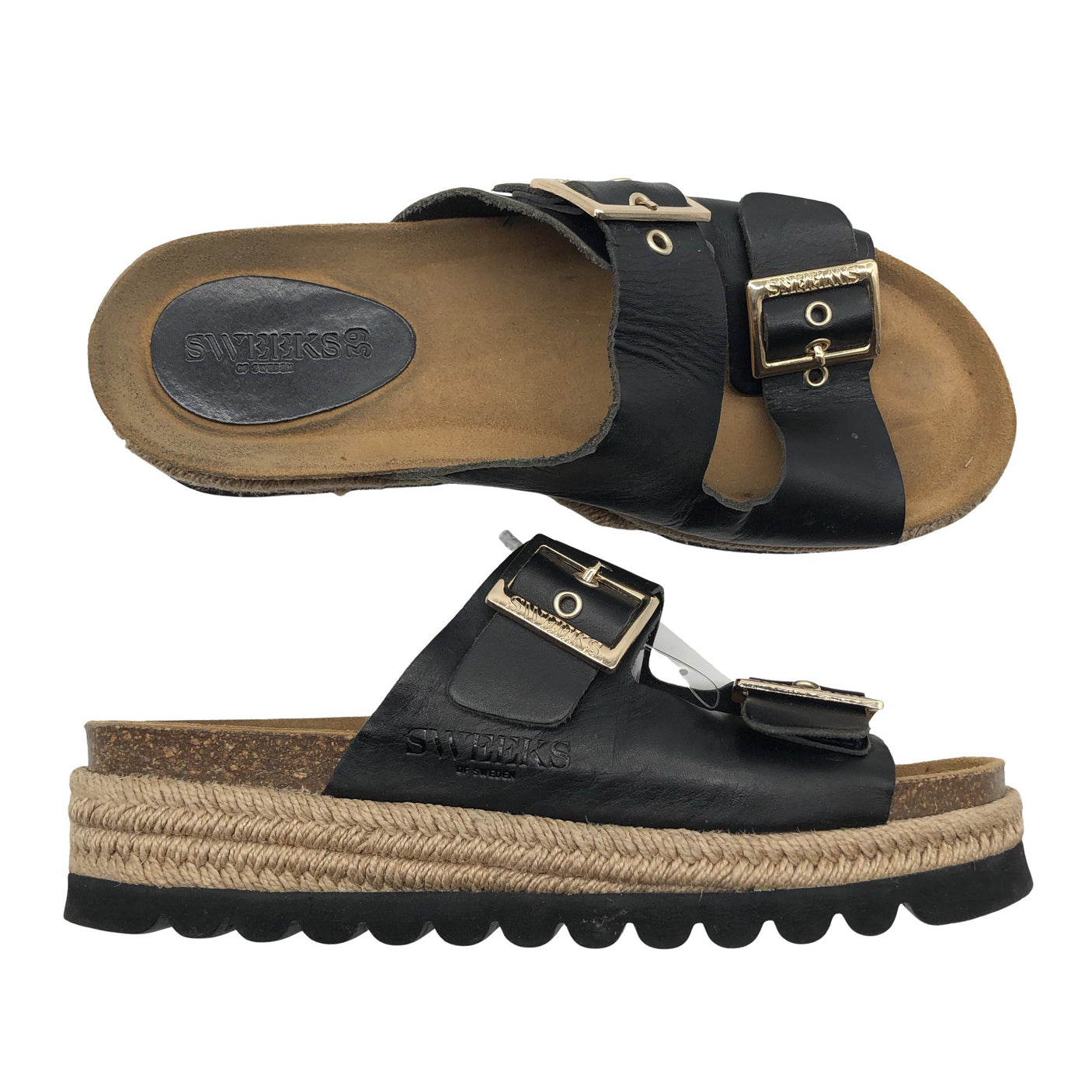 Unisex Sweeks Of Sweden - Rihmikud, suurus 39 - Must (1)