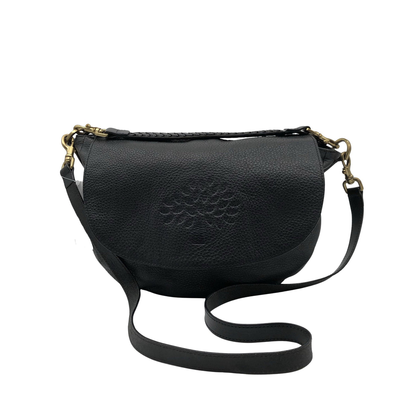 Unisex Mulberry - Õlakott, suurus Midi - Must (1)