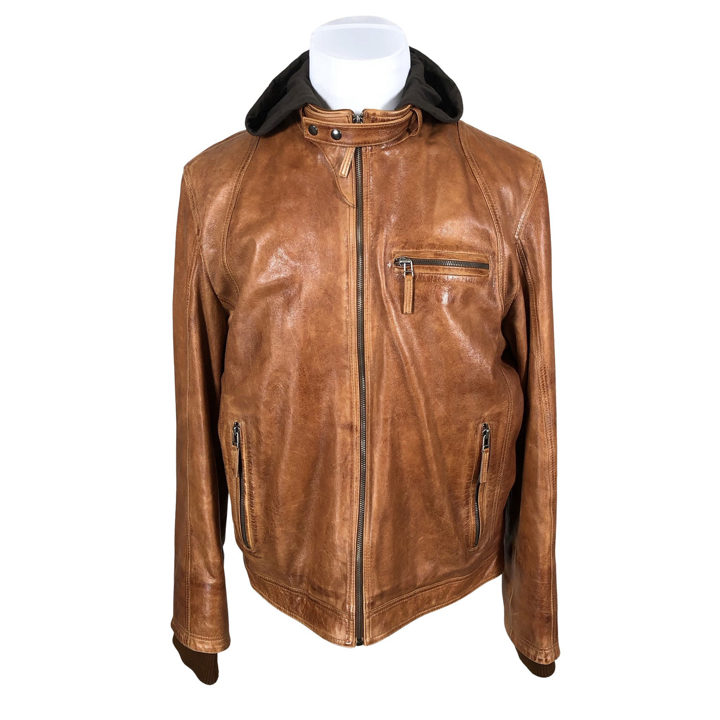 Unisex Trapper - Nahktagi, suurus L - Pruun (1)