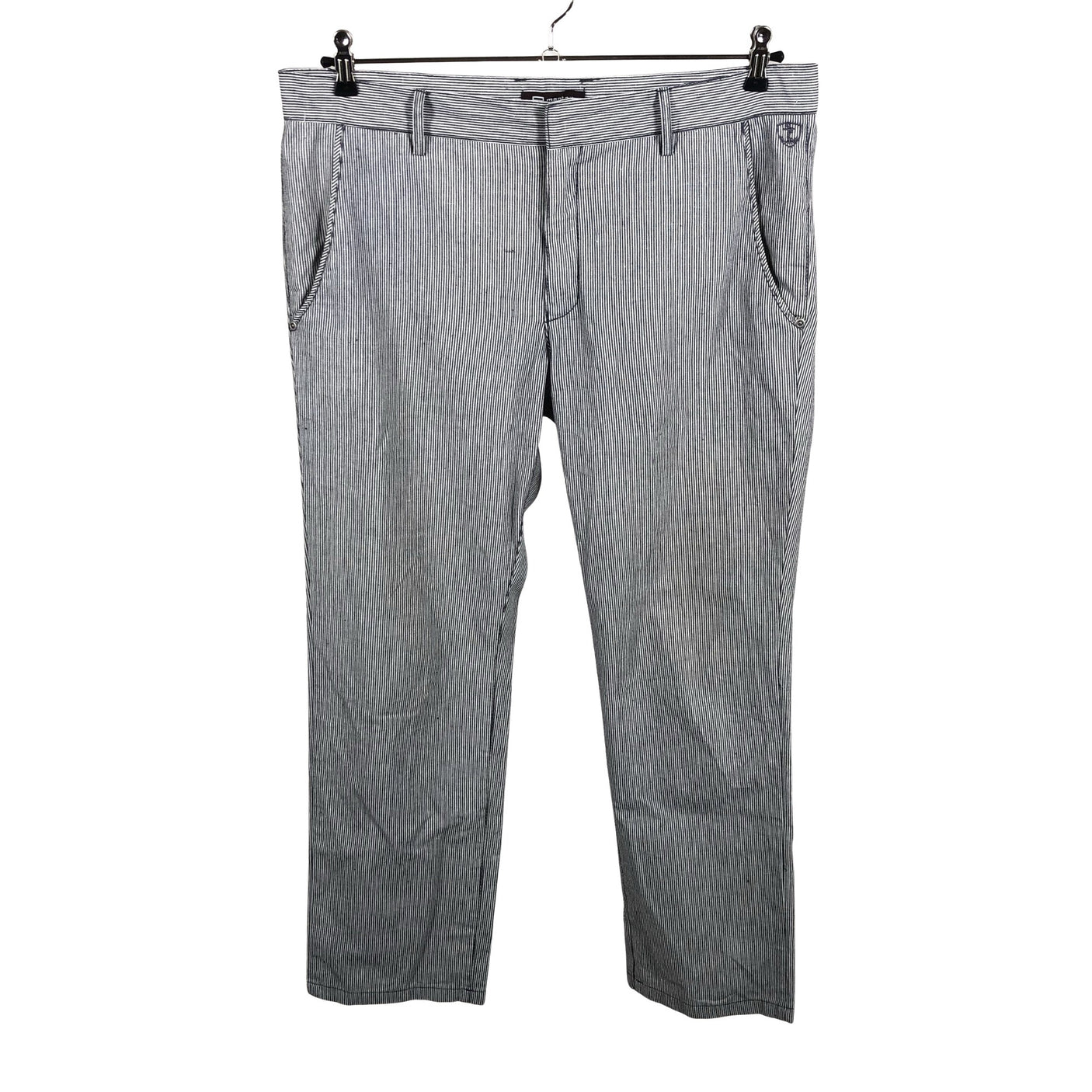 Unisex Monton - Mittevenivad püksid, suurus W36 - Hall (1)