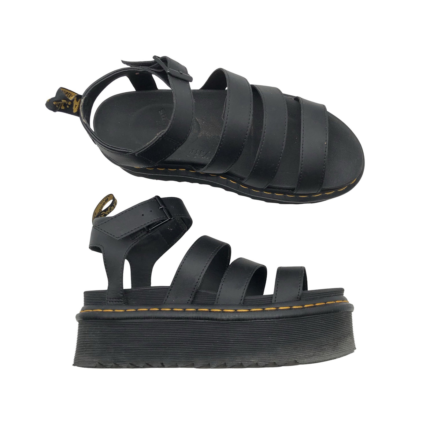 Unisex Dr. Martens - Kontsaga rihmikud, suurus 40 - Must (1)