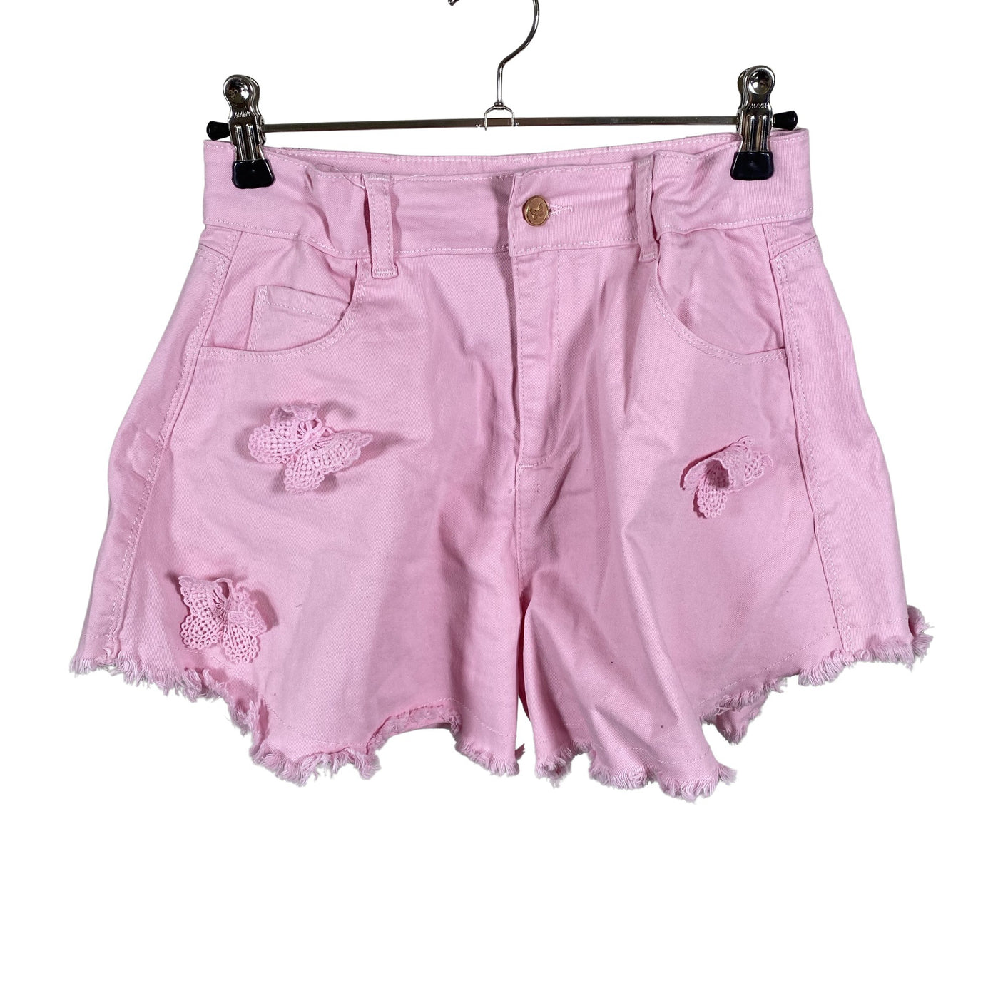 Unisex Miss Blumarine - Teksast lühikesed püksid, suurus 152 - 158 - Heleroosa (1)