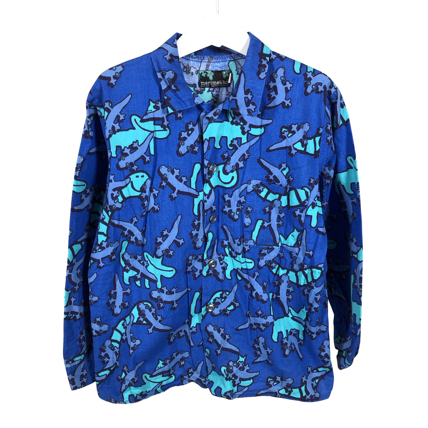 Unisex Marimekko - Triiksärk, suurus 128 - 134 - Sinine (1)