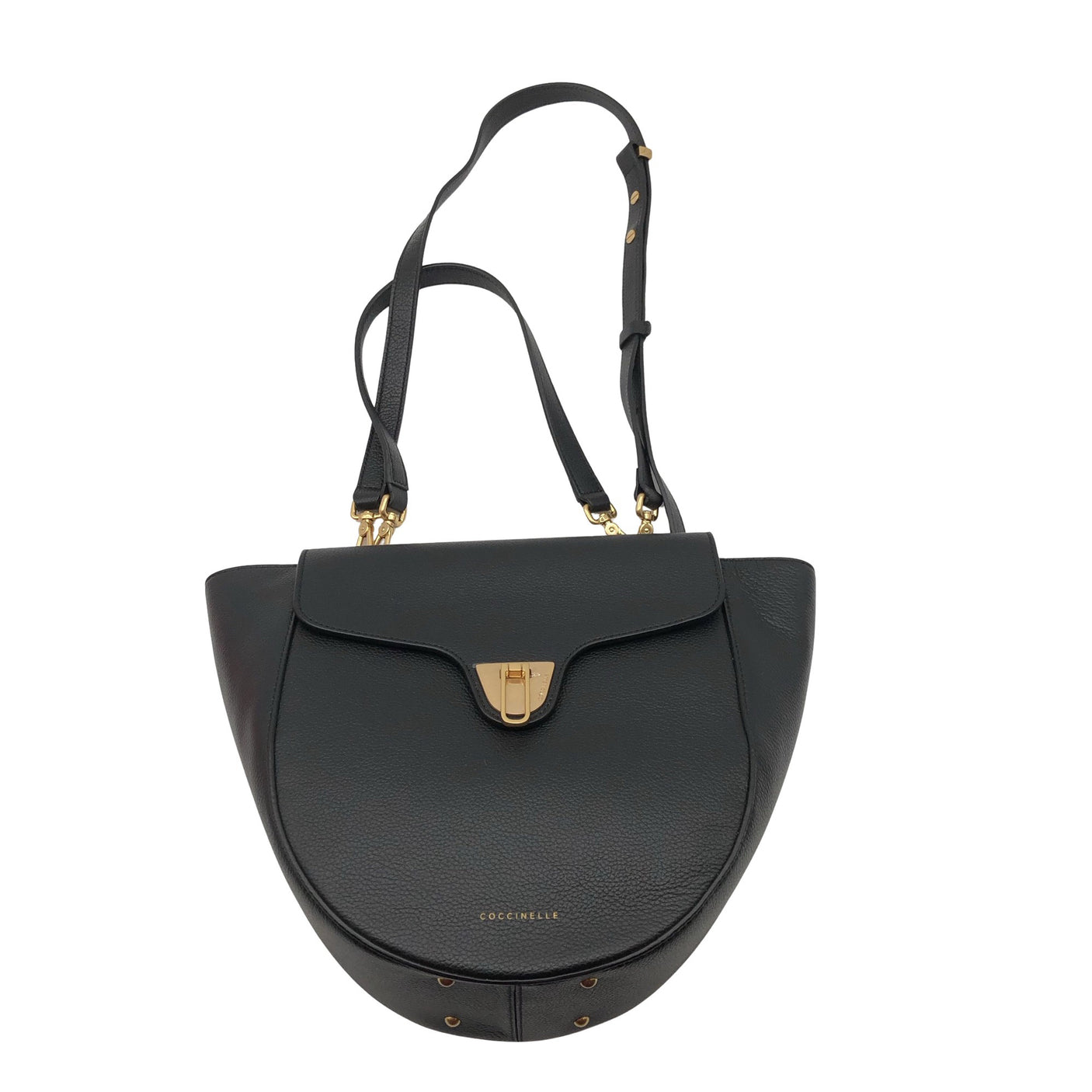 Unisex Coccinelle - Käekott, suurus Midi - Must (1)