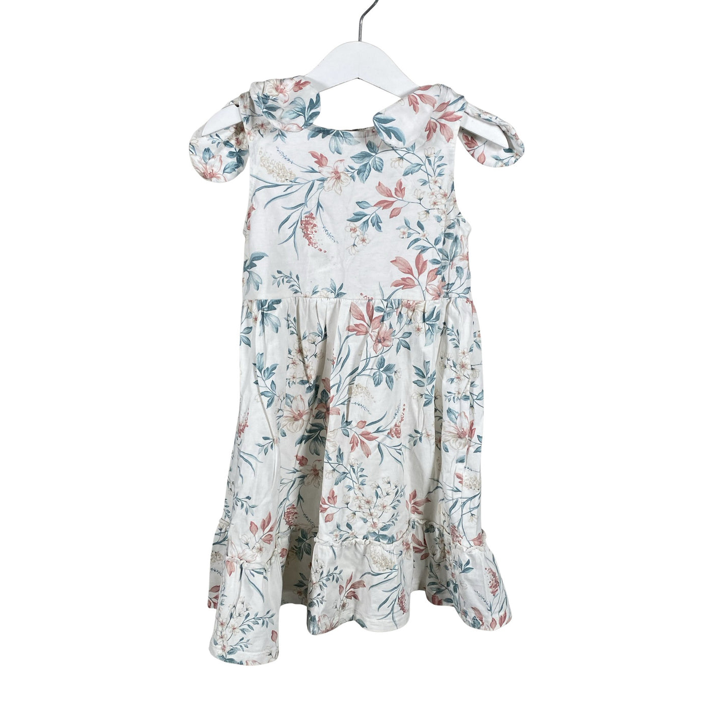 Unisex Newbie - Trikotaažist kleit, suurus 116 - 122 - Valge (1)
