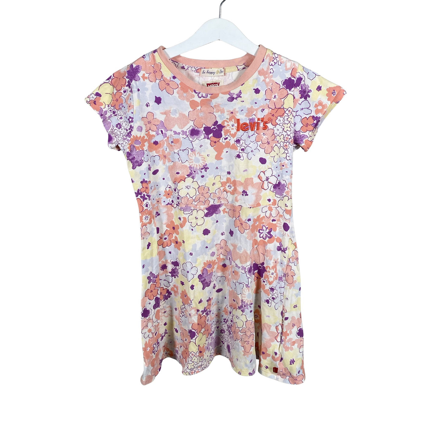Unisex Levi's - Trikotaažist kleit, suurus 122 - 128 - Heleroosa (1)