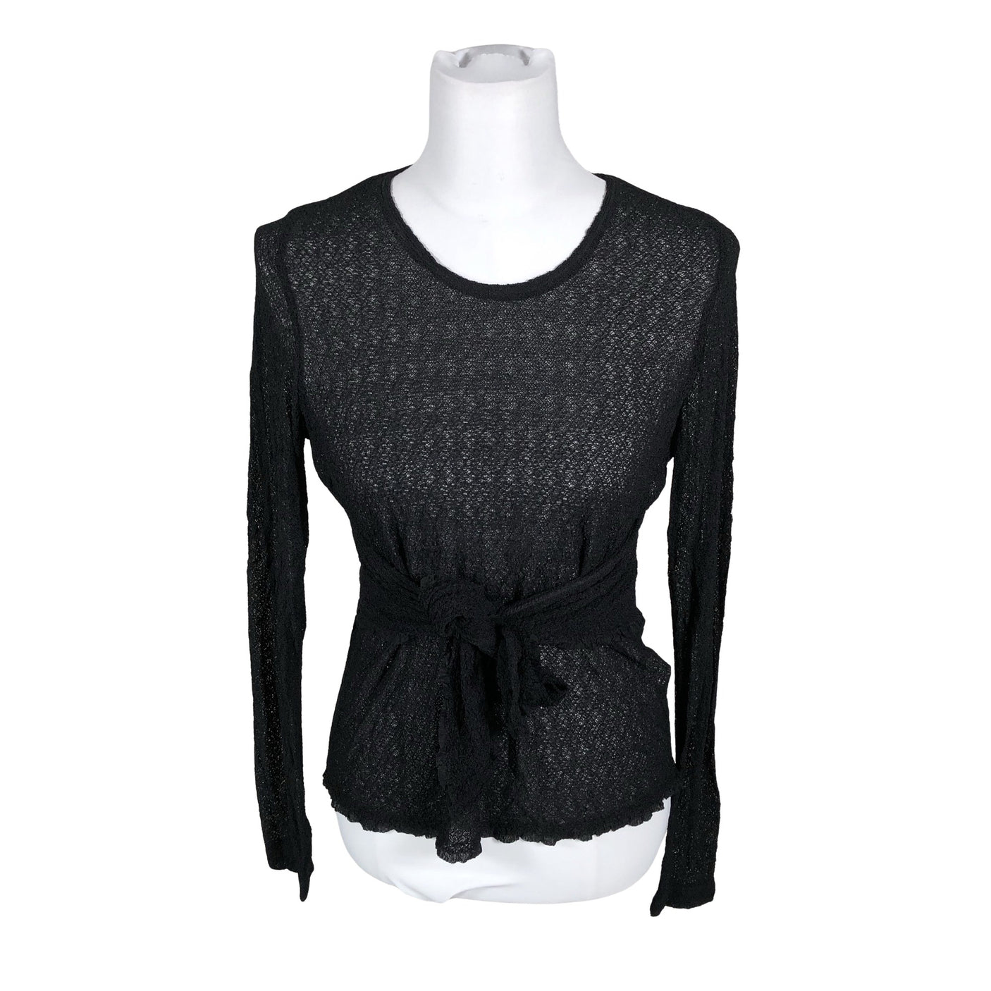 Unisex Evelin Brandt - Trikotaažist pluus, suurus 38 - Must (1)