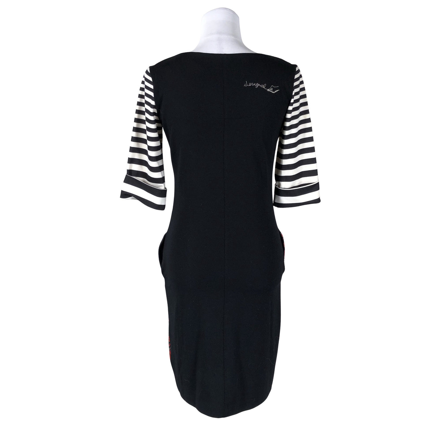 Unisex Desigual - Kootud kleit, suurus 36 - Must (2)