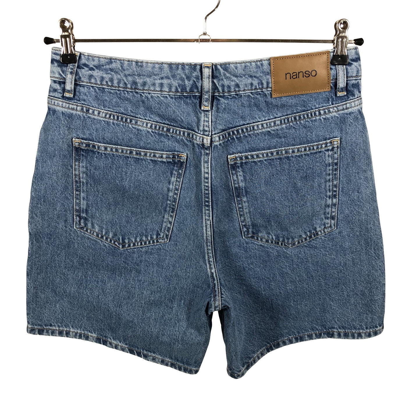 Unisex Nanso - Teksast lühikesed püksid, suurus 38 - Helesinine (2)