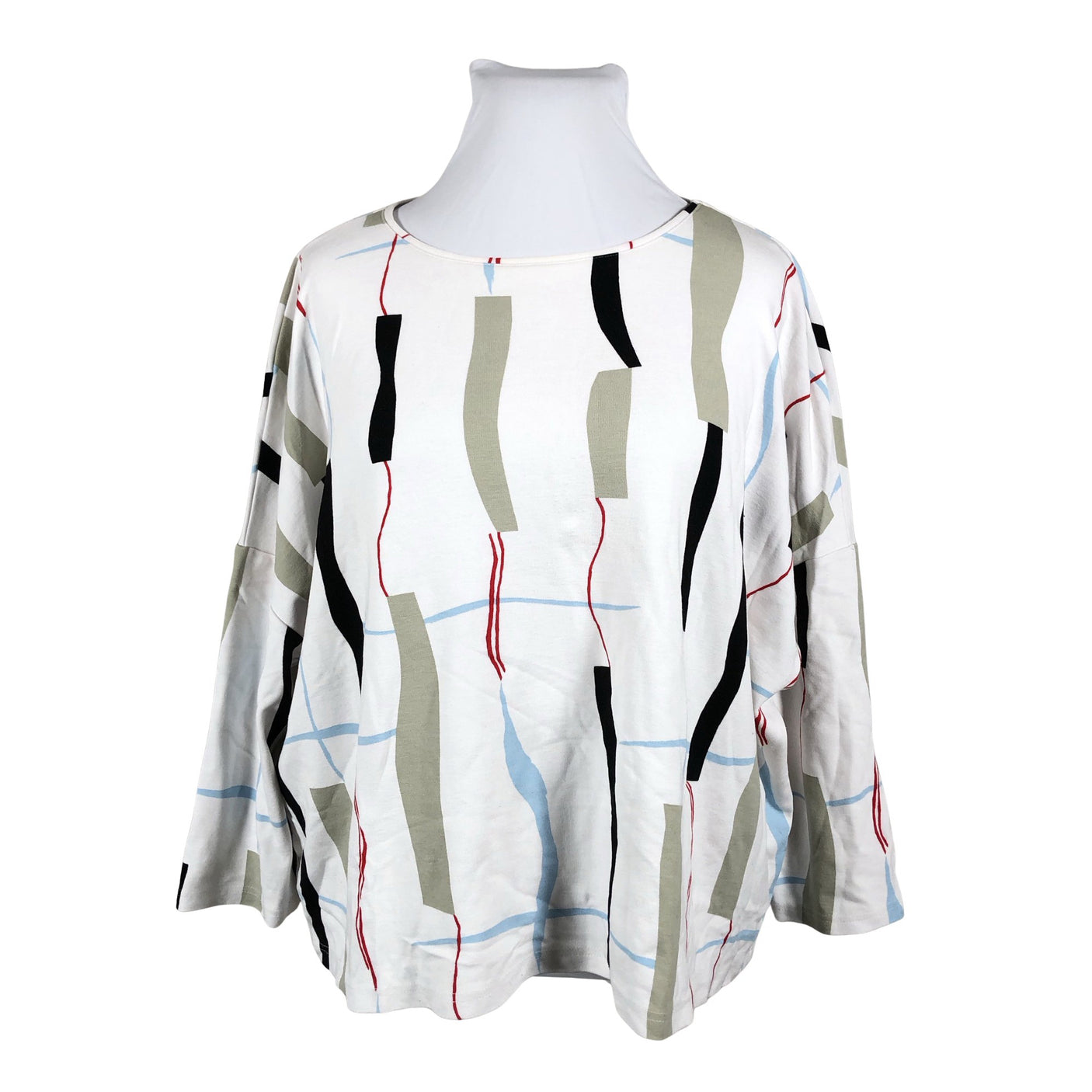 Unisex Nanso - Trikotaažist pluus, suurus 44 - Valge (1)
