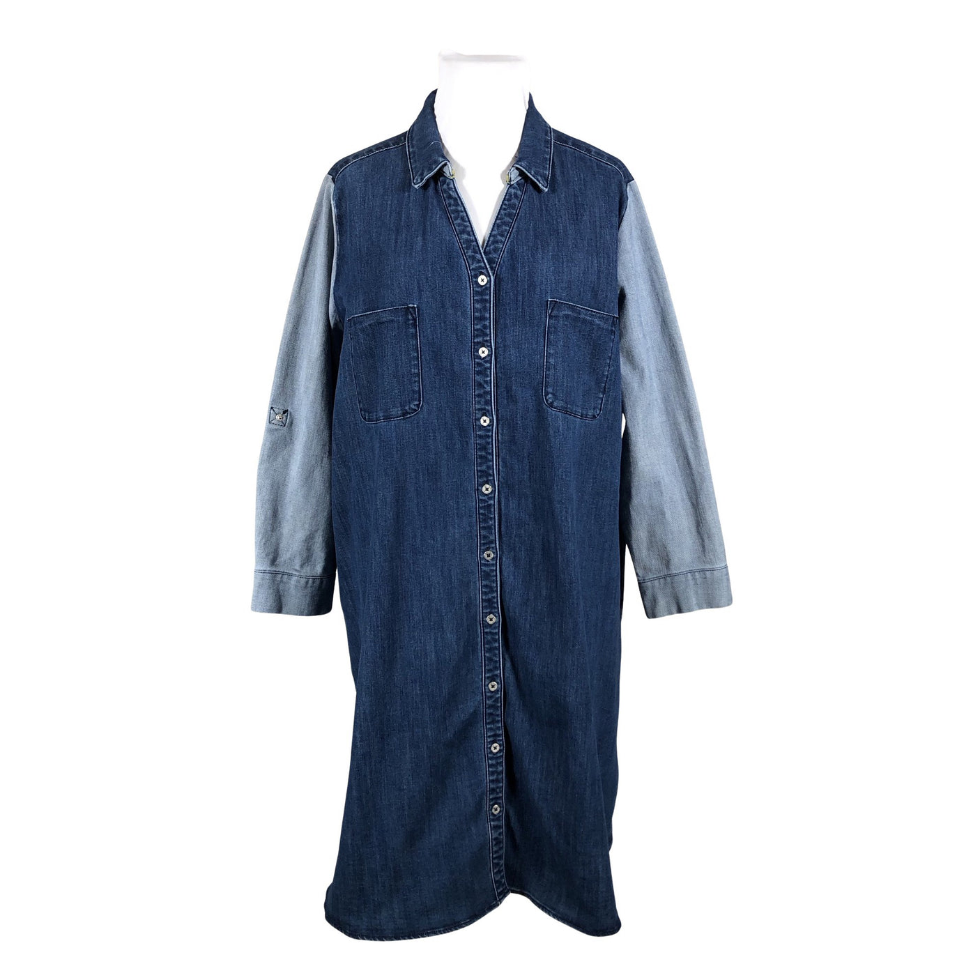 Unisex Ulla Popken - Teksakleit, suurus 56 - Sinine (1)