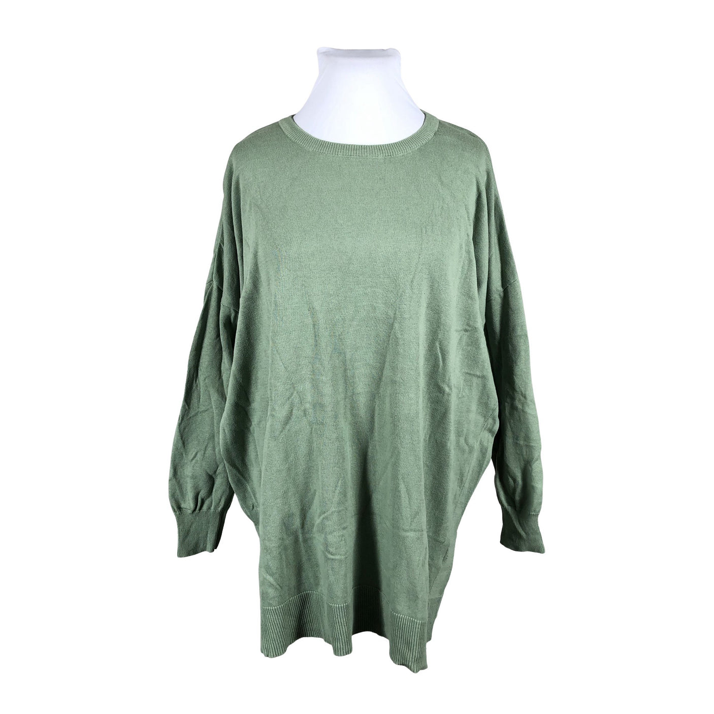Unisex Aarrelabel - Kootud tuunika, suurus 46 - Roheline (1)