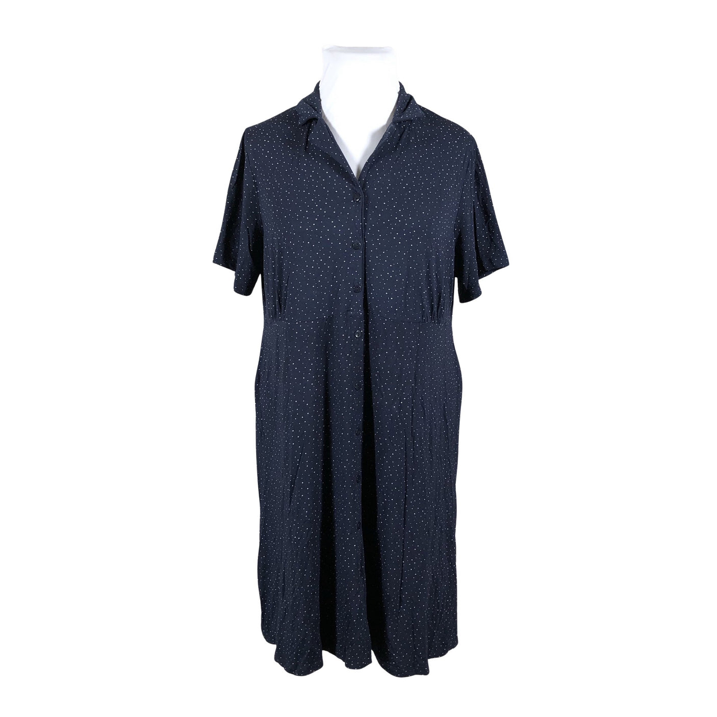 Unisex Zizzi - Trikotaažist kleit, suurus 46 - Sinine (1)