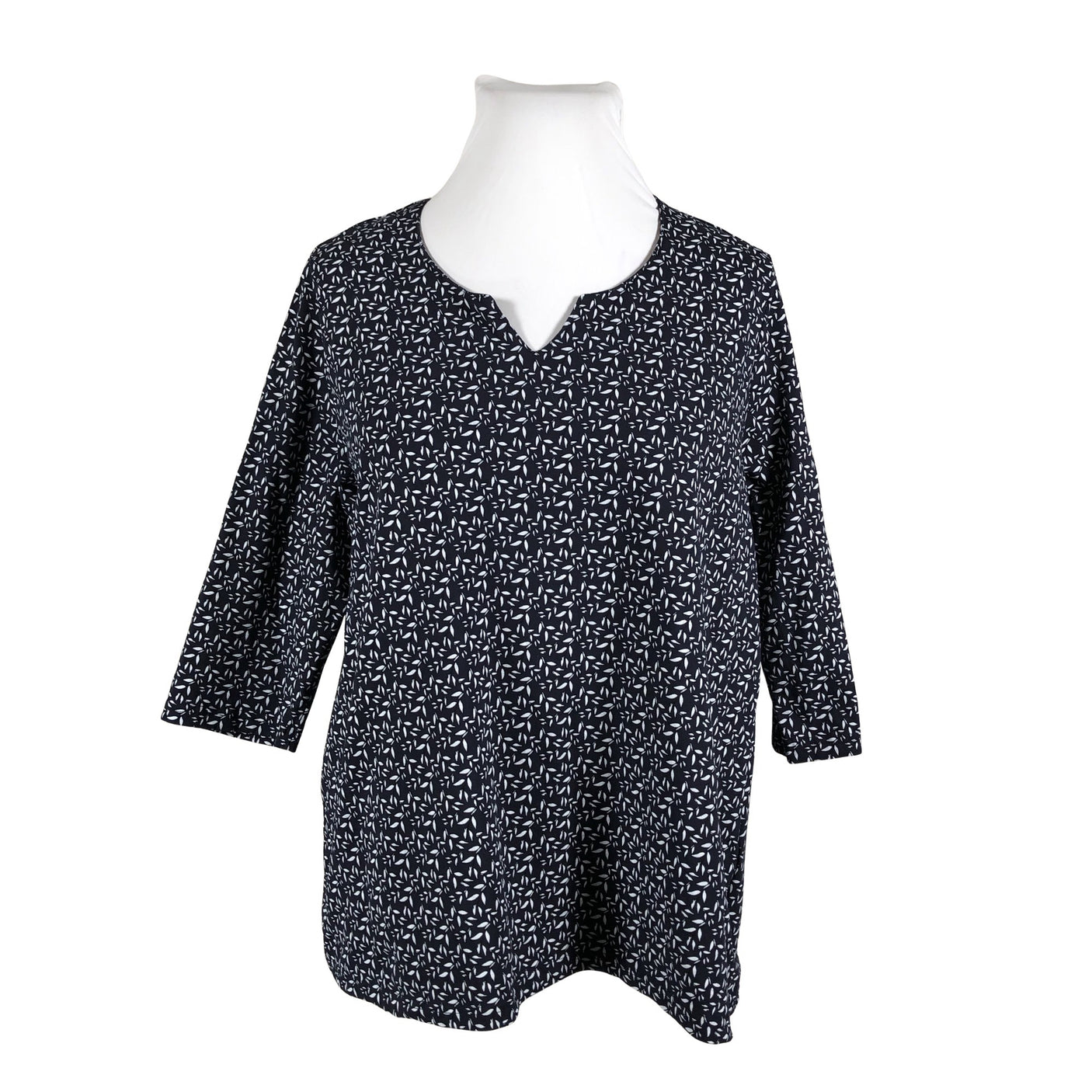 Unisex Ulla Popken - Trikotaažist pluus, suurus 46 - Sinine (1)