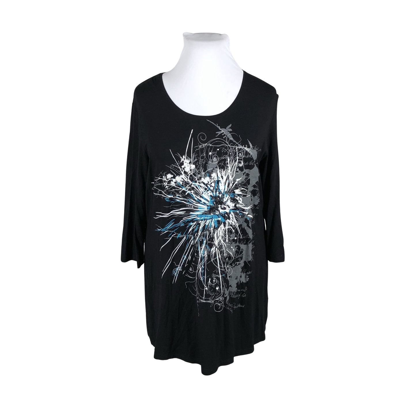 Unisex Signature - Trikotaažist tuunika, suurus 44 - Must (1)