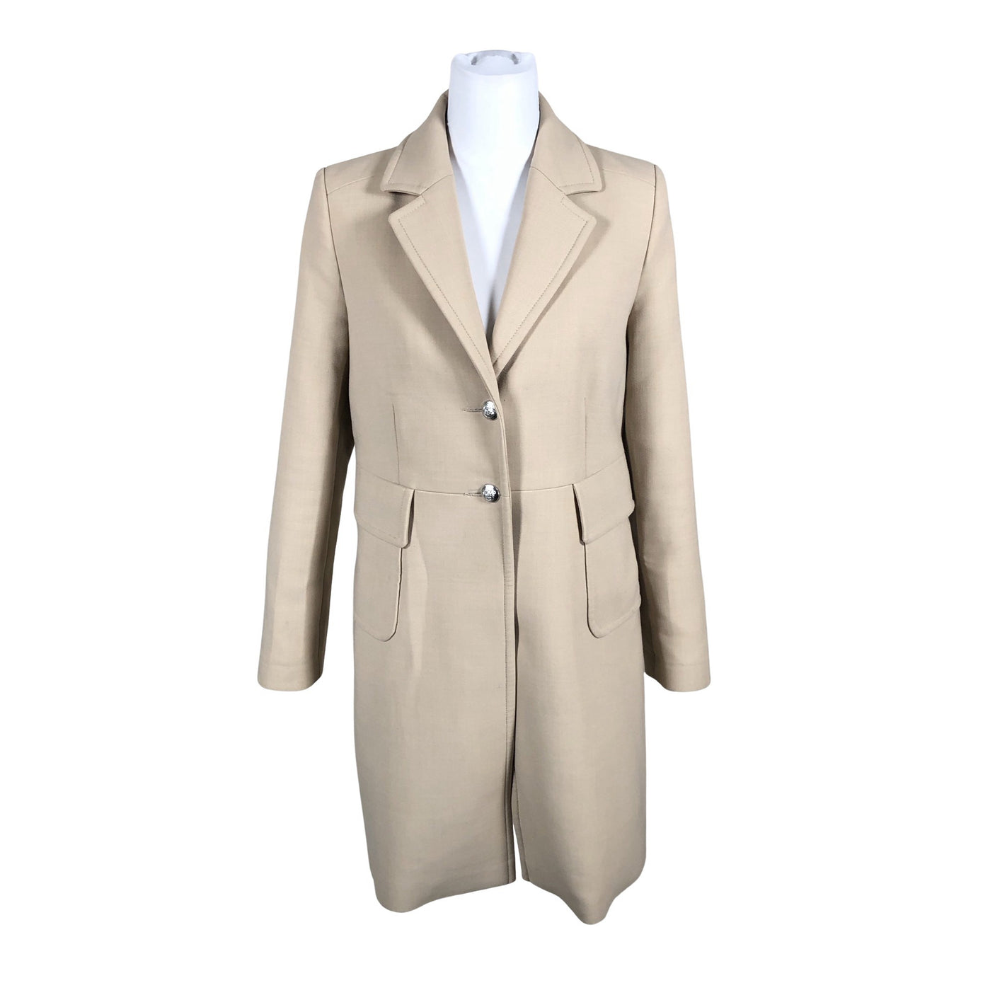 Unisex Andiata - Villane mantel, suurus 38 - Beige (1)