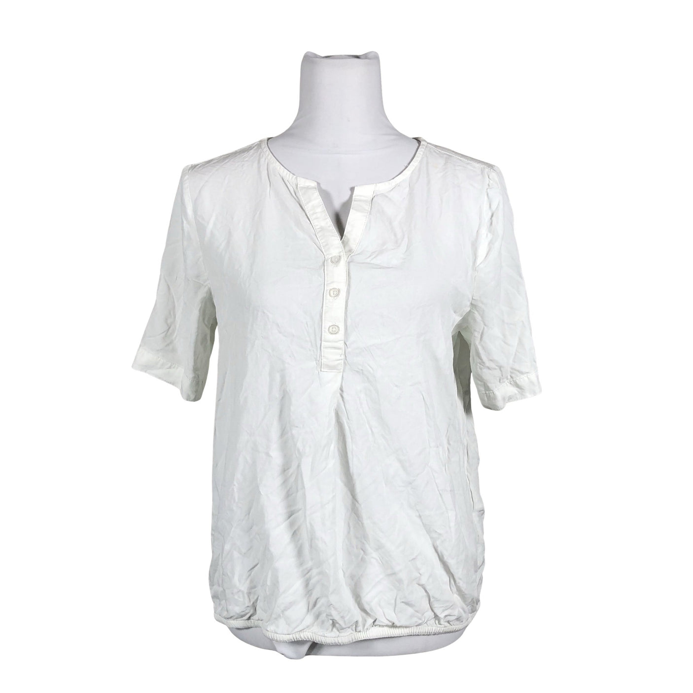 Unisex Cecil - Lühikeste käistega pluus, suurus 38 - Valge (1)