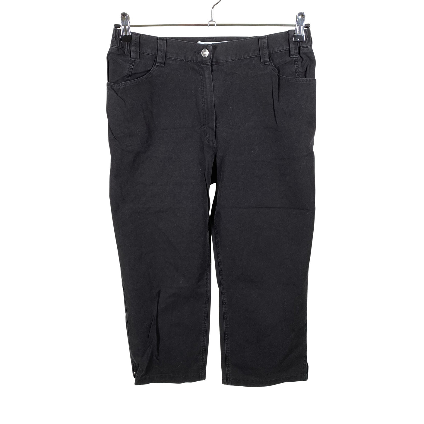 Unisex Voglia - Mittevenivad poolpikad püksid, suurus 42 - Must (1)