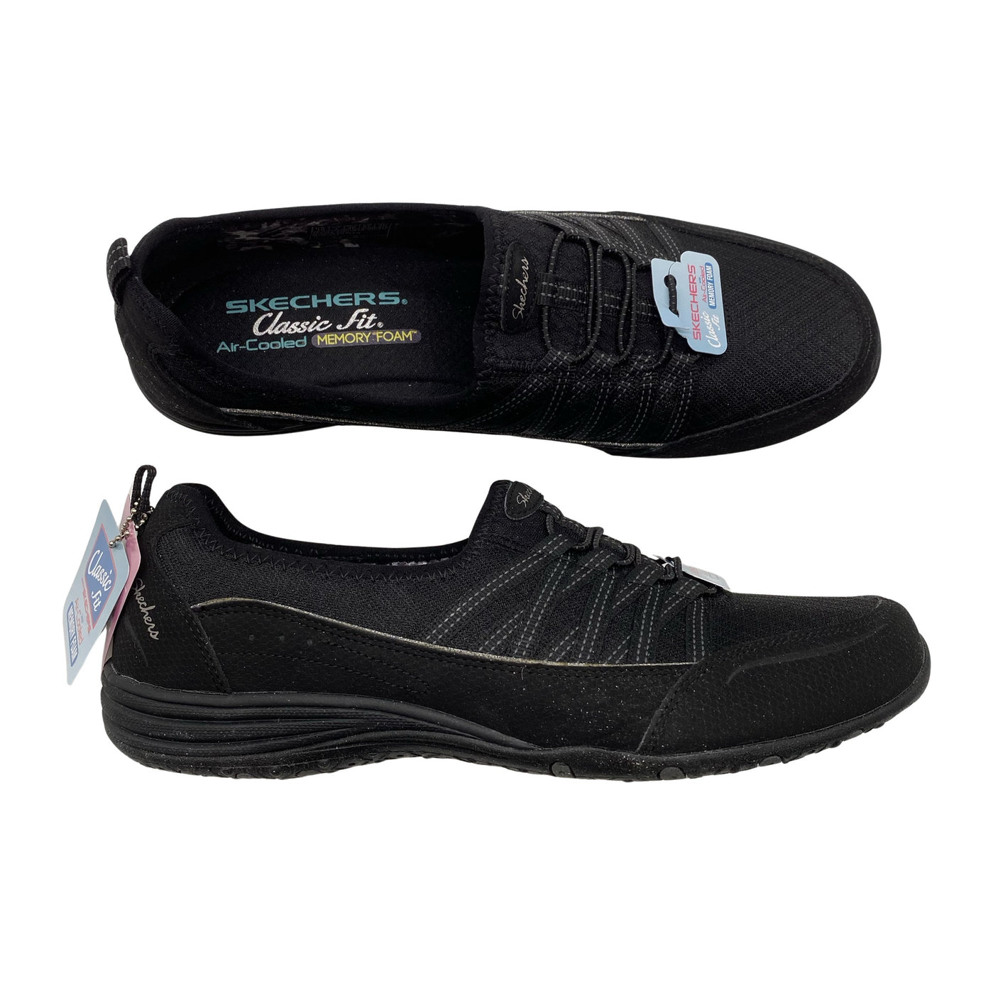 Unisex Skechers - Mokassiinid, suurus 40 - Must (1)