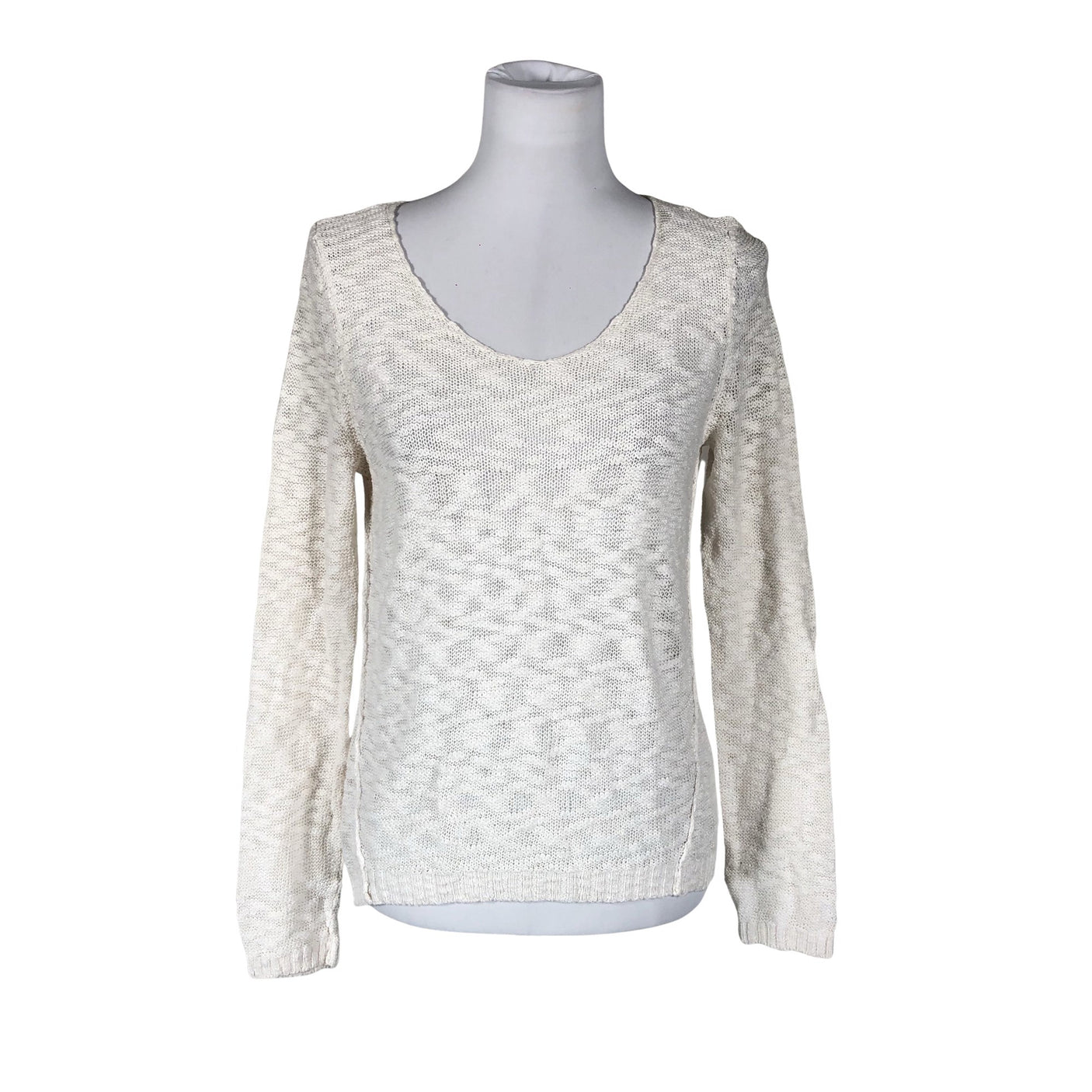 Unisex s.Oliver - Kampsun, suurus 36 - Looduslik valge (1)