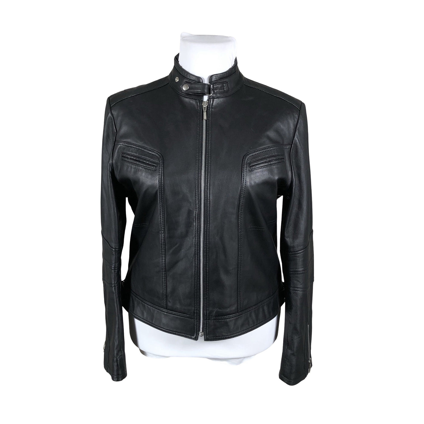 Unisex Andiata - Nahktagi, suurus 44 - Must (1)