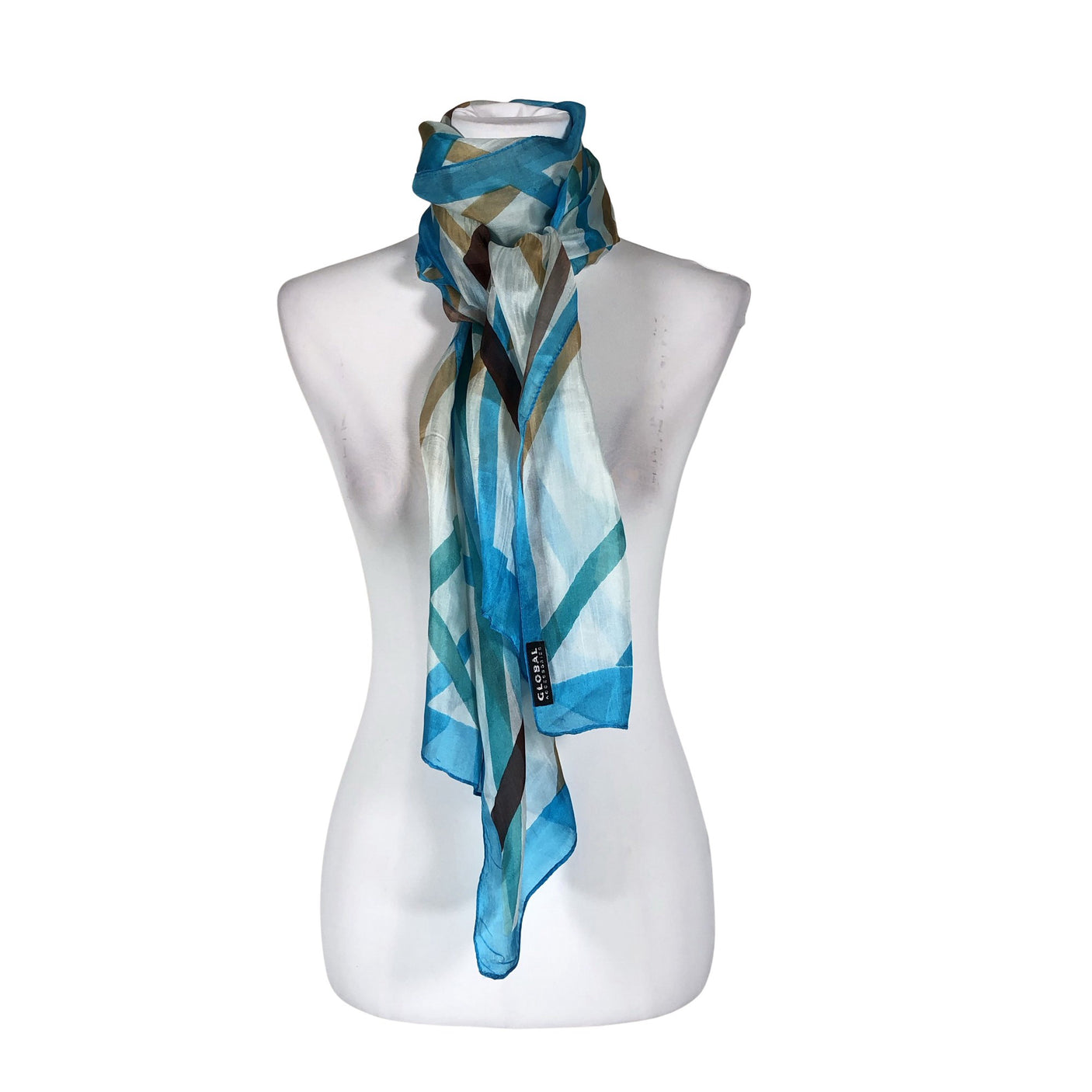 Unisex Global - Õhuke sall, suurus Maxi - Sinine (1)