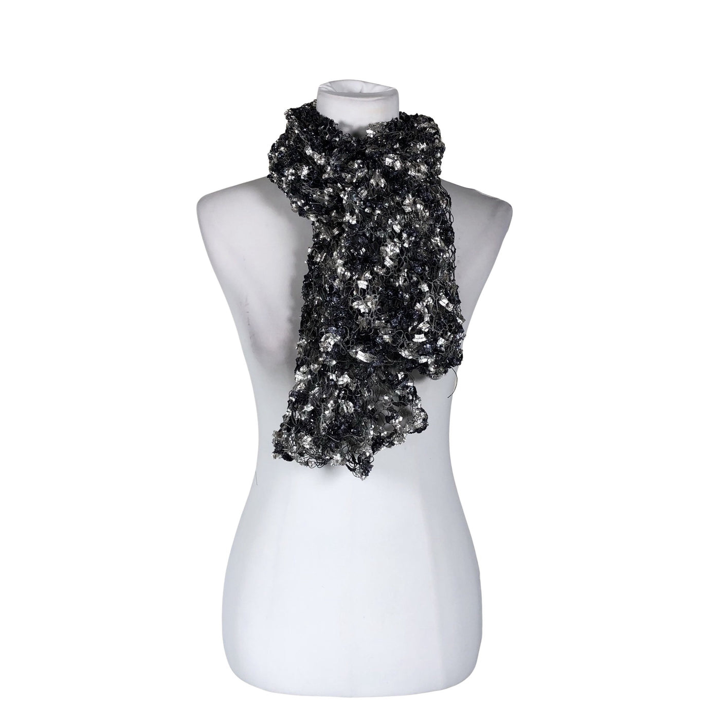 Unisex Handmade - Õhuke sall, suurus Maxi - Sinine (1)