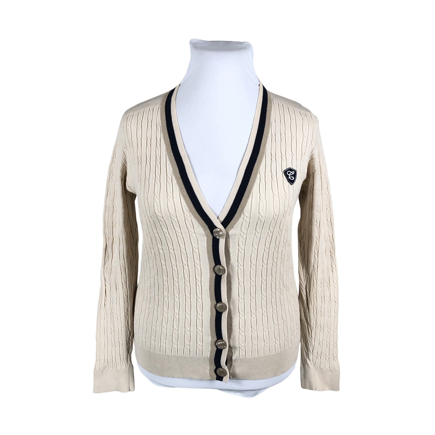 Unisex Cottonfield - Kardigan, suurus 42 - Beige (1)
