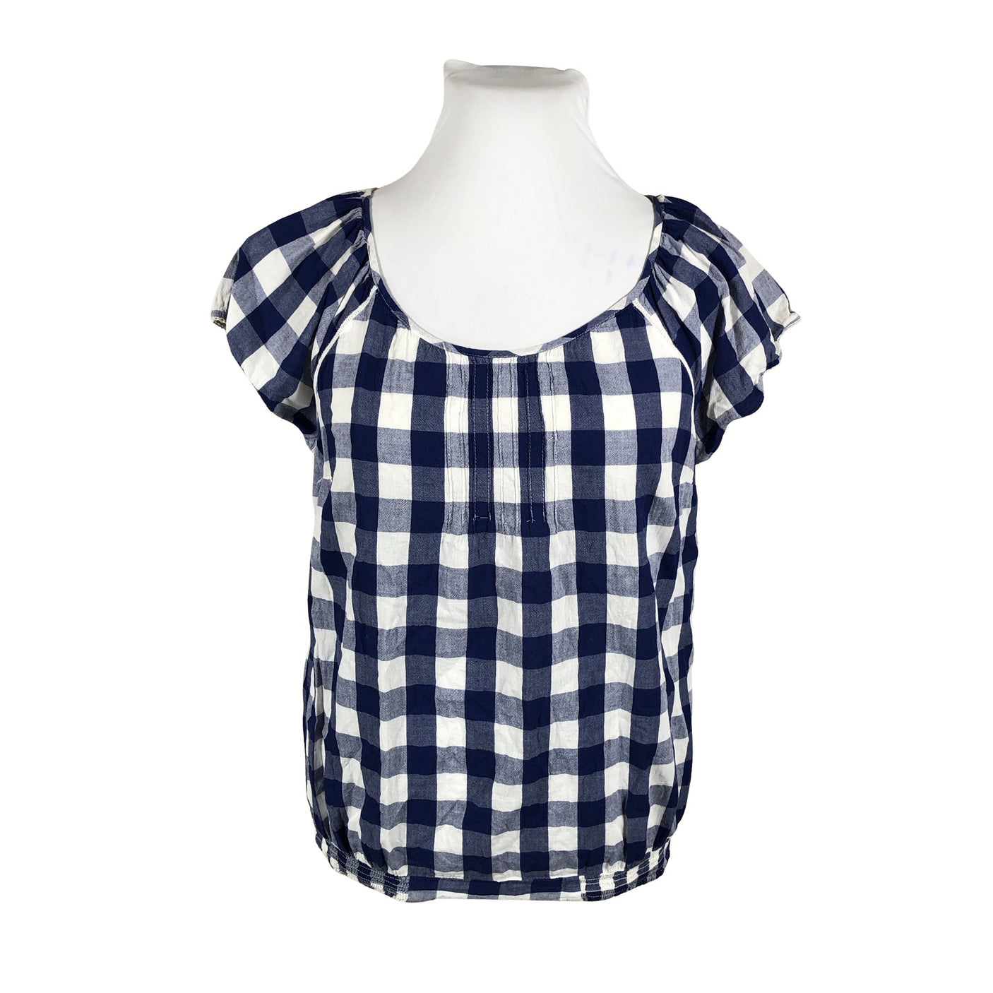 Unisex Lindex - Lühikeste käistega pluus, suurus 42 - Sinine (1)