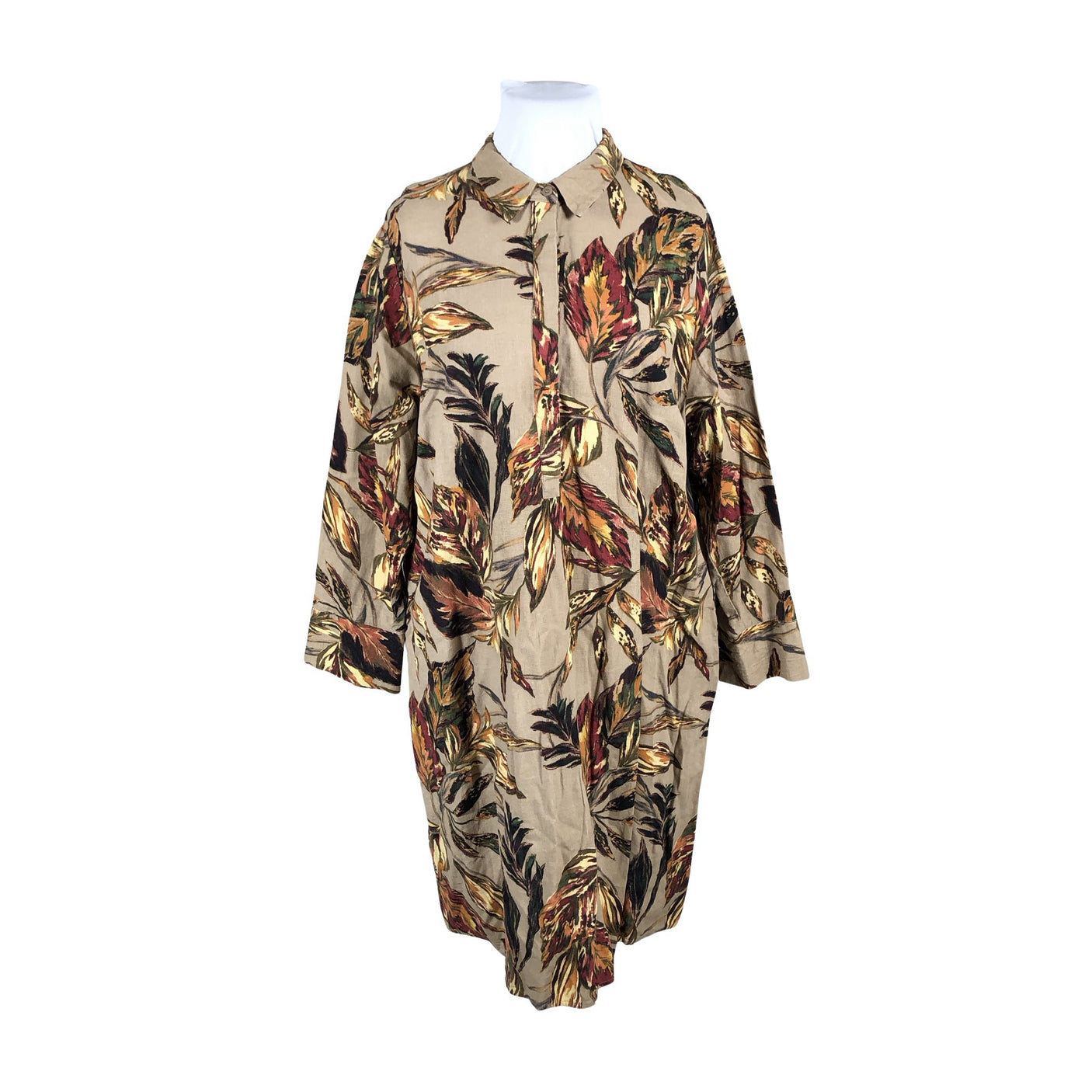 Unisex Ulla Popken - Mitteveniv kleit, suurus 50 - Pruun (1)