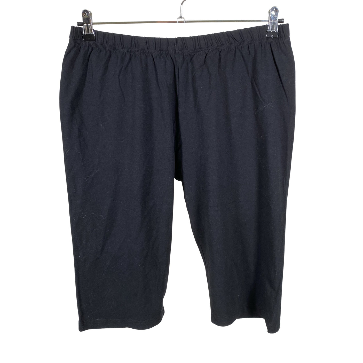 Unisex Ulla Popken - Trikotaažist lühikesed püksid, suurus 50 - Must (1)