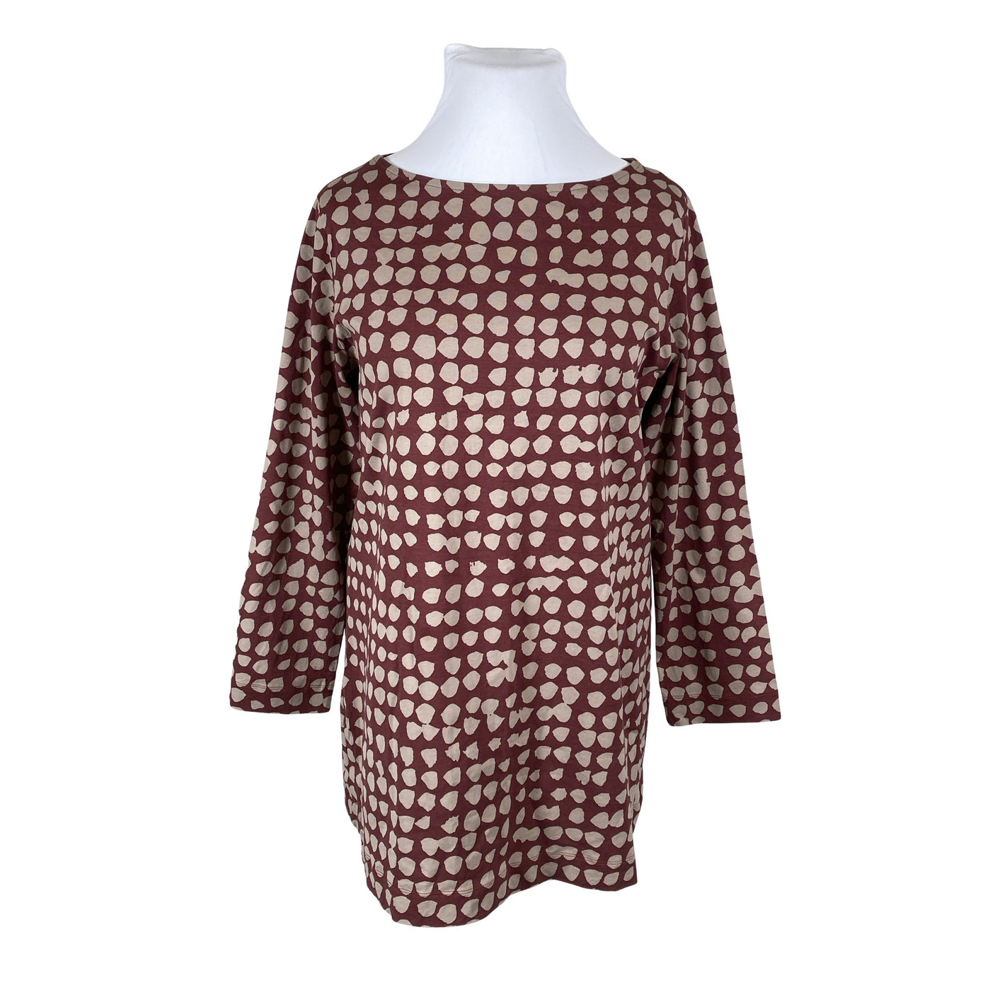 Unisex Marimekko - Trikotaažist tuunika, suurus 44 - Pruun (1)